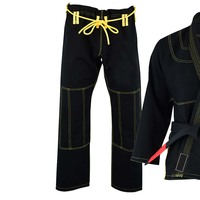 Kimono de Jiu-Jitsu BJJ personnalisé 100% coton brodé, uniforme d'arts martiaux brésiliens de haute qualité pour adultes avec logo personnalisé