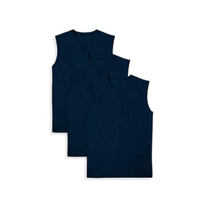 RUN APPAREL Men's <b>Black</b> Sleeveless O-Neck Quick Dry Breathable <b>Tank</b> <b>Top</b> Casual Summer Wear Men's <b>Tank</b> <b>Tops</b> - Product Image 2