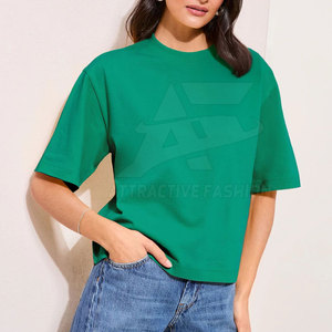 Camiseta Moderna para Mujer, Corte Cuadrado, Tela Ligera, Ajuste Relajado, Ropa Casual de Moda - Product Image 2