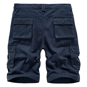 Shorts cargo pour hommes pour la randonnée en plein air, 100% coton, multi-poches, imperméables, séchage rapide, respirants, décontractés, personnalisables - Product Image 2