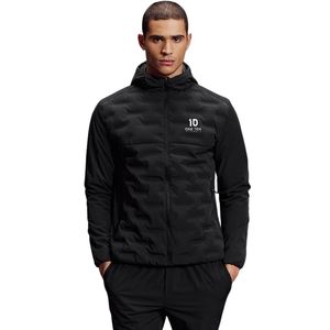 Mens Hybrid Quilted Technical Funnel Neck <b>Jacket</b> Lightweight Warm Insulated Outdoor Casual <b>Zip</b> <b>Up</b> <b>Jacket</b> for Winter and Daily - Product Image 1