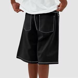 Factory Manufacture New Men Denim Acid Washed Drop Shoulder and Over Sizes With Premium Quality Men Shorts Set and Summer Sets - Product Image 4