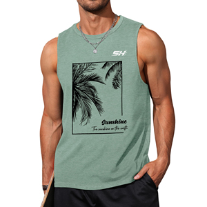 Camiseta sin Mangas Personalizada, Camiseta Deportiva para Fitness, Entrenamiento, Gimnasio, Cómoda, Ligera y Elegante - Product Image 1
