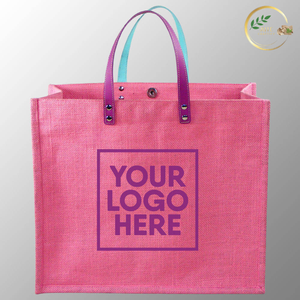High Capacity Jute Picnic Tote <b>Bag</b> Custom Logo Eco Friendly Promotional Carry <b>Bag</b> - Product Image 2