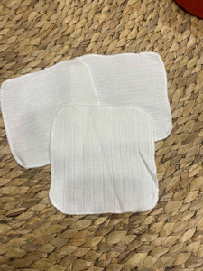 Lingettes pour bébé réutilisables en coton biologique certifié GOTS Personnalisez le logo | quantité minimale de commande bas | 12x12cm (tailles personnalisées disponibles) | Fabriqué au Vietnam - Product Image 6