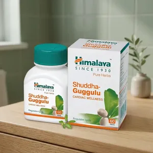 Tabletas Shuddha Guggulu de Gran Calidad, 60 Unidades, Suplemento Herbal Natural Premium para el Bienestar Diario, Cuidado Ayurvédico - Product Image 2