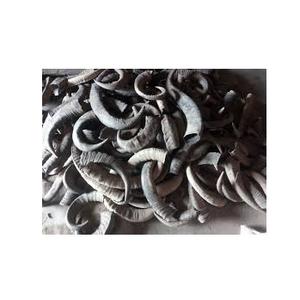 Pointes de corne de buffle naturelles brutes de haute qualité, blanches et brunes, écologiques, imitation antique, décoration artistique et de collection, Noël - Product Image 3