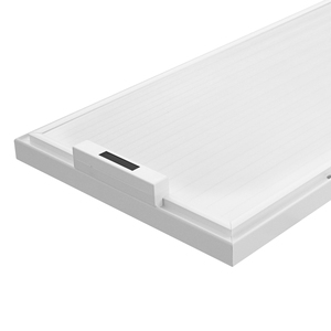 Panneau chauffant radiant infrarouge lointain 1000W avec fil chauffant, télécommande et protection contre la surchauffe pour salon et chambre à coucher - Product Image 5