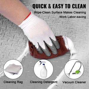 Tapete Antideslizante para Piso de Garaje, 4.9x13 pies, Textura de Diamante, Rollo de Vinilo para Piso de Garaje, 63.7 pies cuadrados, Cubierta para Vehículos - Product Image 6