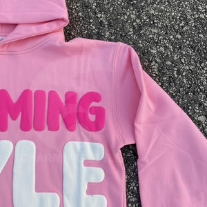 Sweat à capuche personnalisé pour homme, style hip-hop, hiver, uni, imprimé, 100% coton, coupe classique, épais, service OEM - Product Image 5