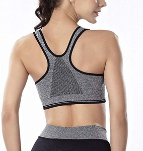 Sujetador Deportivo de Yoga Cómodo, de Alta Sujeción, Impermeable y Transpirable, Diseño Único con Espalda Cruzada, Ropa Deportiva en Línea - Product Image 4
