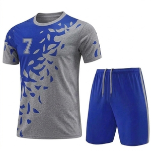 Camiseta de Fútbol Personalizada de Talla Grande, 100% Poliéster Transpirable, Cuello Redondo, Manga Corta, Uniforme de Fútbol de Verano, Impresión Digital - Product Image 4