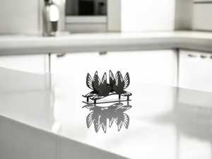 Bird Design Metal Napkin Holder – Handmade Black Tabletop Tissue Holder, Decorative <b>Kitchen</b> & Dining Room Table Decor - Product Image 4