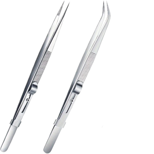 Pinzas Profesionales de Punta Fina para Joyería, Herramienta de Precisión de Acero Inoxidable para Colocación de Cuentas, Diamantes y Piedras - Product Image 1