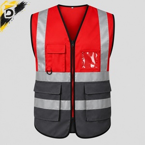 Gilet de sécurité haute visibilité, design respirant, pour le travail en extérieur et la sécurité routière - Product Image 1