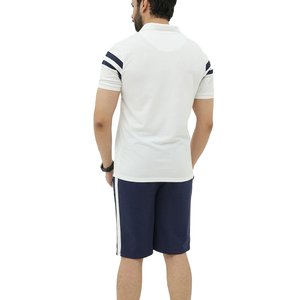 Men's Casual Cotton Sportswear Set Printed Short Sleeve T Shirt And <b>Matching</b> Shorts Breathable Summer Fitness Outfit - Product Image 4