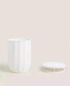 White Color Eco-friendly seagrass storage <b>baskets</b> durable and available at wholesale price Made in Vietnam by VgreenArt - Product Image 3