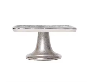 Metal Cake Stand <b>With</b> <b>Crystals</b> Decorative Elements Designer Cake Stand Premium Quality From India - Product Image 3