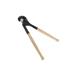 Écorneur de veau convexe junior en acier inoxydable avec manche en bois, outil d'élimination des cornes pour l'élevage bovin par Life Care Instruments - Product Image 1