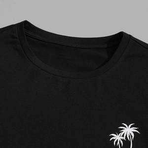 Conjunto de Verano para Hombre, Camiseta de Manga Corta y Pantalones Cortos, 2 Piezas, Personalizado, Informal, Transpirable - Product Image 3