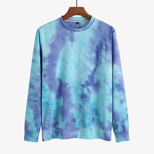 Sudadera Unisex de Diferentes Colores con Estampado Tie-Dye, Manga Larga, Tejida, Holgada, Informal, para Otoño - Product Image 6
