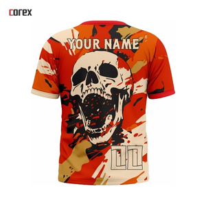 เสื้อเจอร์ซีย์คอกลมแบบสวม ทีมมืออาชีพ ผ้าพรีเมียม ทอแบบถัก แขนสั้น สำหรับงานพิธีการ  แบบซับลิเมชั่น - Product Image 2