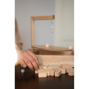 Wooden Hanging Chain Balancing Strategy Game Interactive Desktop <b>Puzzle</b> Toy For Family Party Fun And Brain Teaser & Enjoyment - Product Image 2