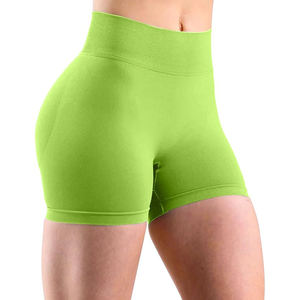 Shorts Deportivos de Cintura Alta para Mujer, Suaves como la Mantequilla, con Efecto Scrunch, Sin Costuras, Sensación de Segunda Piel, para Yoga y Gimnasio - Product Image 4