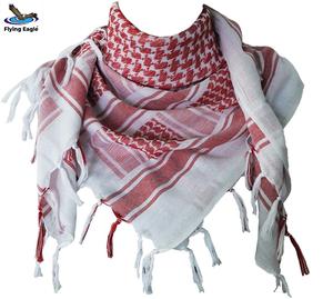 FLYING EAGLE OEM Écharpe Shemagh Traditionnelle Arabe Palestine Motif Camouflage 100% Coton Respirant Voile Musulman - Product Image 2