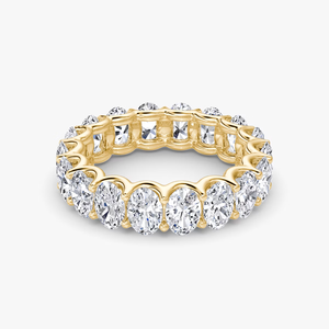 Anillo de Compromiso Solitario con Diamante Cultivado en Laboratorio, Corte Personalizado, OEM/ODM, Oro Sólido de 14K/18K/22K, Banda de Lujo de 5.3mm, Regalo de Aniversario de Bodas - Product Image 5