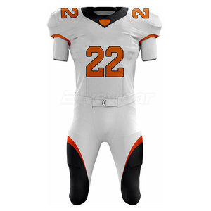 Uniforme de Fútbol Americano para Adultos de Alta Calidad Directo de Fábrica con Logotipo Personalizado en Poliéster Transpirable, Color Personalizado y Servicio OEM - Product Image 2
