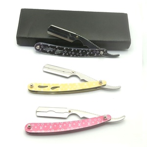 Manufacturing Wholesale Color Customizable Stainless Steel Barber <b>Razor</b> Folding <b>Straight</b> <b>Razor</b> - Product Image 3