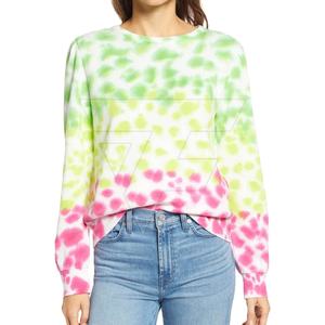 เสื้อสเวตเตอร์คอกลมสำหรับเด็กผู้หญิงเสื้อลำลองสำหรับฤดูหนาวพิมพ์ลายออกแบบได้ตามต้องการมีโลโก้ด้านหน้าแบบสวมหัว - Product Image 1