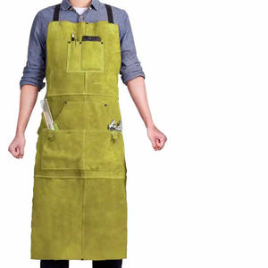 Tablier unisexe en cuir véritable pleine fleur, personnalisable avec logo imprimé, vente en gros, meilleur prix, produit très demandé - Product Image 2
