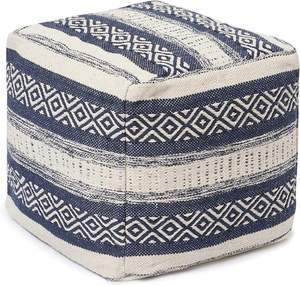 2026 Modern Handwoven Cotton Pouf Cover Multi-Functional Seating Accent with Bohemian Design Comfort and Style Enhanced - Product Image 4