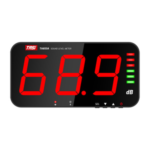 <b>Digital</b> Noise <b>Level</b> Meter 30-130dB Wall-Mounted Sound <b>Level</b> Monitor with 4" HD Display & Sound Light Alarm Indicator for Office - Product Image 1