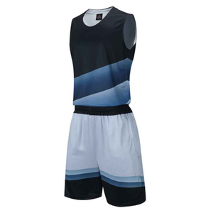 Tenues de basketball personnalisées avec logo, 100% polyester respirant, ensembles de maillots de basketball à vendre, vêtements d'équipe sportive, taille OEM - Product Image 3