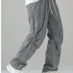 Stylish Color Men Windbreaker <b>Pant</b> Urban Streetwear Loose Fit Casual Hooded <b>Track</b> <b>Pant</b> For Sale - Product Image 2