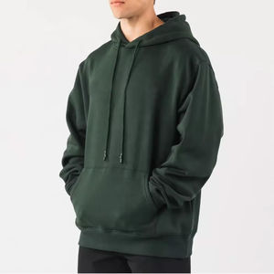 Custom Oversized Mens Hoodies Manufacturer Drop Shoulder Cotton Fleece Private Label Wholesale Supplier - Product Image 2