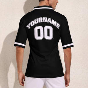 Camiseta de Rugby 100% Poliéster, Uniforme de Rugby con Logotipo y Número del Equipo Personalizados, Uniforme de la Liga de Fútbol, Ropa Deportiva - Product Image 2