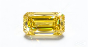 Diamants synthétiques de laboratoire RCK Global, jaune canari, taille baguette, clarté VVS-SI, CVD, pierres lâches 0,05-0,20 ct, sertissage en canal - Product Image 5