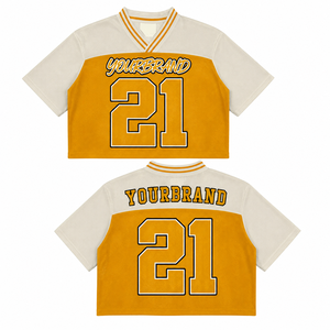 Maillot de supporter personnalisé 2026 col en V manches courtes en mesh sublimé, tenue d'équipe unisexe adulte respirante toutes saisons - Product Image 1