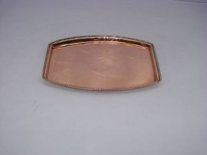 Bandeja de cobre de lujo al por mayor para servir agua y vaso, bandeja decorativa para almacenamiento diario de frutas, bandeja de cobre para decoración del hogar y cocina - Product Image 2