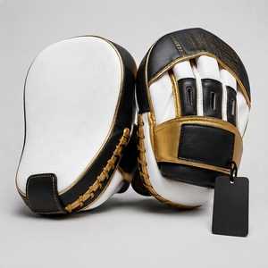 Comfortable Durable Custom Colors & Logos With <b>Cheap</b> Price High Quality OEM Customized MMA Focus <b>Pads</b> Leather Material - Product Image 5