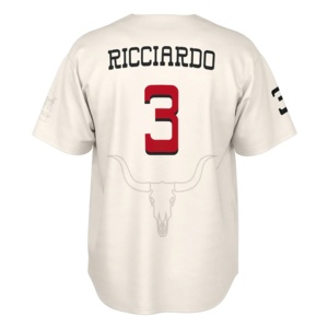 Camisetas de béisbol de malla para hombre personalizadas al por mayor, ropa deportiva para jóvenes y adultos con bordado y uniformes impresos por sublimación - Product Image 3