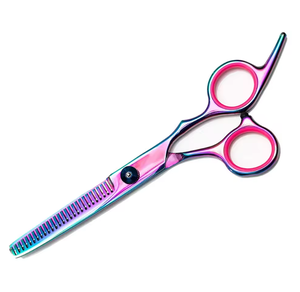 Ciseaux professionnels de coiffure en acier inoxydable de 5,5 pouces, de haute qualité, pour la coupe des cheveux, légers, fournitures de salon de coiffure - Product Image 1