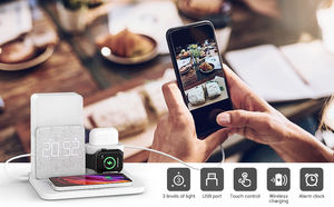 เครื่องชาร์จไร้สาย8W แบบมัลติฟังก์ชั่นพร้อมโคมไฟ - Product Image 4