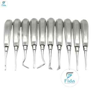 Juego de Instrumentos Manuales FIDA International para Extracción de Raíces, Instrumentos de Cirugía Dental de Acero Inoxidable con Certificación CE - Product Image 2