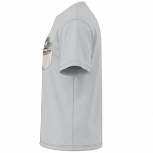 Camiseta de Hombre Personalizada de Algodón/Poliéster, Sostenible, de Alta Demanda 2026, Antiencogimiento, Secado Rápido, Transpirable, Manga Corta, Corte Regular - Product Image 5
