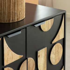 Buffet en métal et bois de manguier Vandana Stellar Nimbus - Product Image 2